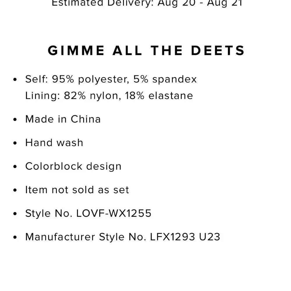 Lovers + Friends Catcha Wave bikini bottom high cut pink blue cheeky Revolve XS - Picture 5 of 7